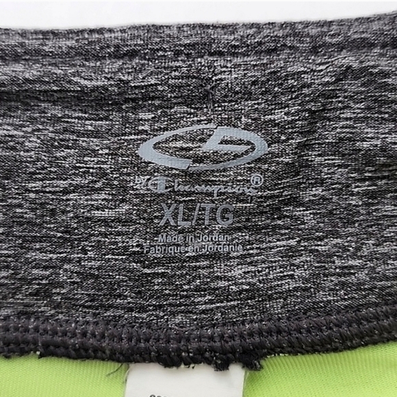 Champion G9 Duo Dry Max Black Grey Lime Athletic Skirt Skort Pleats Stretch XL - Picture 8 of 14